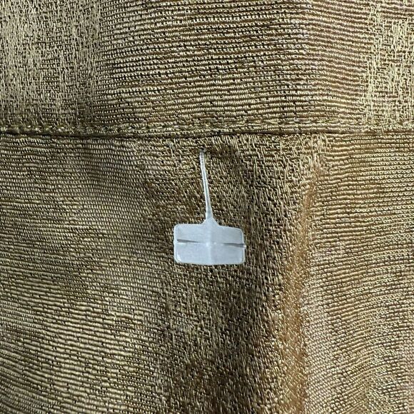 Kay Unger Skirt Size 10 Beige Metallic Pencil Straight Knee Length Career NWOT - Picture 2 of 9